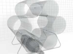 wine holder 00 Model 3D