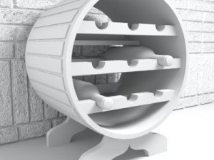wine holder 01 3D 모델
