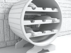 wine holder 01 3D Model