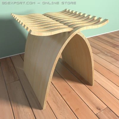stool 00 3D Model .c4d .max .obj .3ds .fbx .stl .blend 
