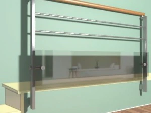 Gel&auml;nder 00 3D Modell