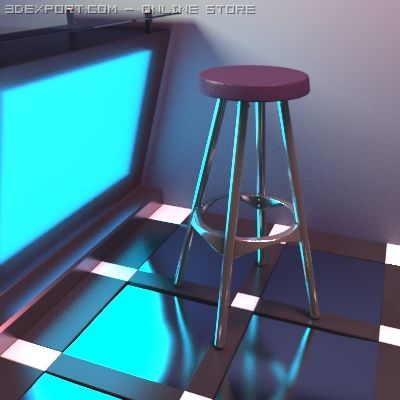 stool 01 Modelo 3D .c4d .max .obj .3ds .fbx .stl .blend 