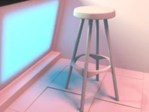 stool 01 3D Model