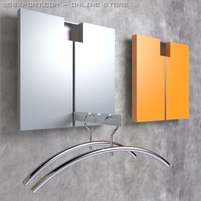 coat rack 01 3D Модель .c4d .max .obj .3ds .fbx .stl .blend 