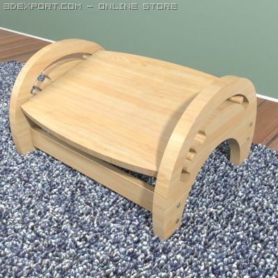 footstool 00 Model 3D .c4d .max .obj .3ds .fbx .stl .blend 