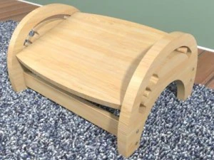 poggiapiedi 00 Modello 3D