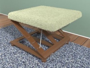 footstool 01 3D Model