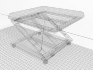 footstool 01 3D Model