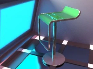 スツール02 3Dモデル