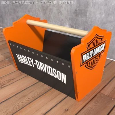 toy caddy 01 3D Model .c4d .max .obj .3ds .fbx .stl .blend 