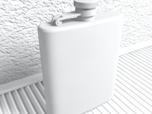 hip flask 01 3D Модель