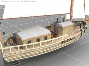 spray boston 3D Model