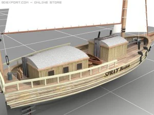 spray boston 3D Model