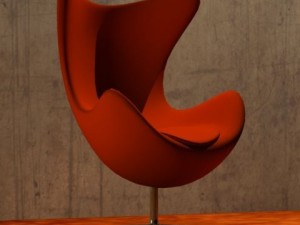 fauteuil egg 3D Модель