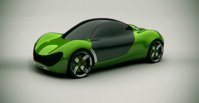 concept car Model 3D .c4d .max .obj .3ds .fbx .stl .blend 