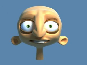 Kopf-Cartoon 3D Modell