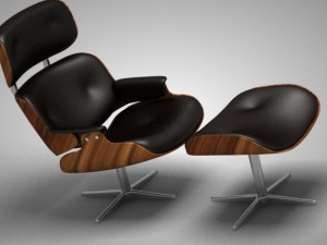 long chair eames 3D Модель