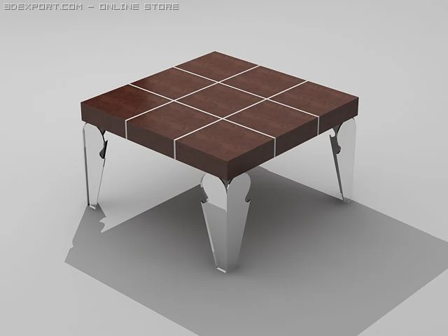 side table 3D Model .c4d .max .obj .3ds .fbx .stl .blend 