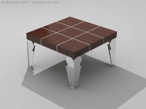 साइड टेबल 3D मॉडल