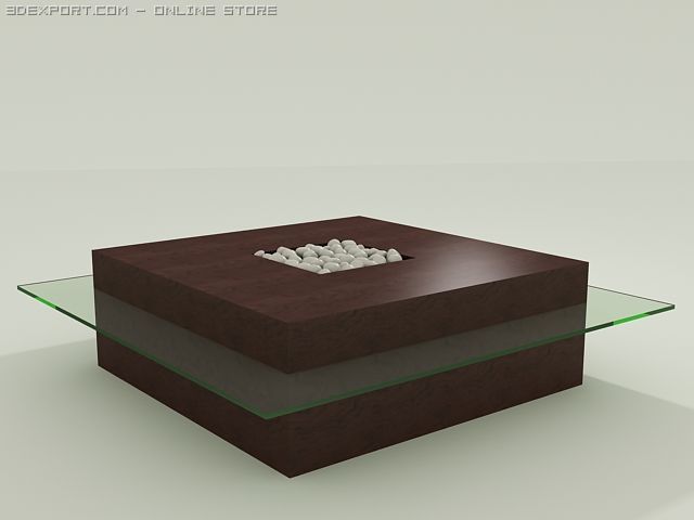 pebble table 3D मॉडल .c4d .max .obj .3ds .fbx .stl .blend 
