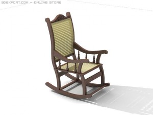 rocking chair Modèle 3D