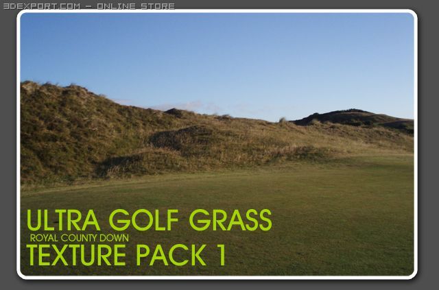 ultra golf grass pack CG Textures .c4d .max .obj .3ds .fbx .stl .blend 