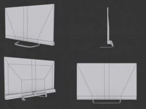 lg smart tv low poly 3D Модель
