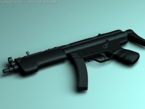 mp 5 3D Model