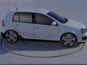 vw golf mkv gti 3D मॉडल