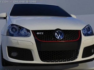 vw golf mkv gti 3D मॉडल
