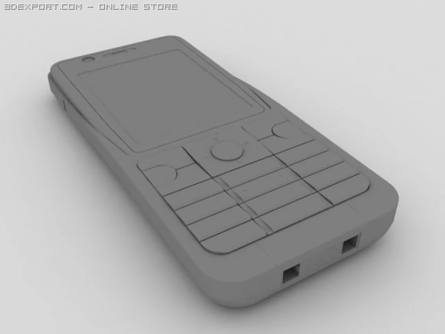sony ericsson k530i 3D Model .c4d .max .obj .3ds .fbx .stl .blend 
