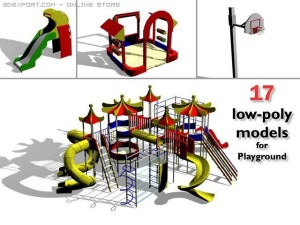 playground Modèle 3D