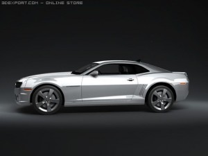 chevrolet camaro ss 2010 Modèle 3D