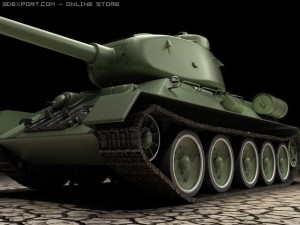soviet tank t34 Modèle 3D