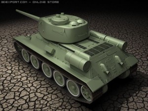 soviet tank t34 3D 모델