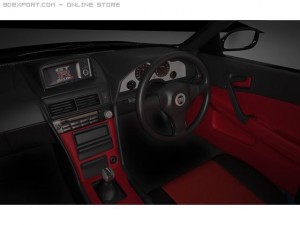 nissan skyline gtr r34 Modelo 3D