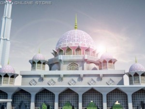 malaysian famous mosque 3D Model