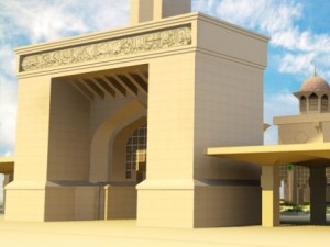 malaysian famous mosque 3D Model