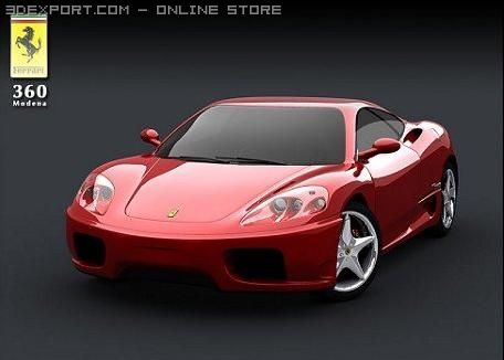 car model ferrari 3D-Modell .c4d .max .obj .3ds .fbx .stl .blend 