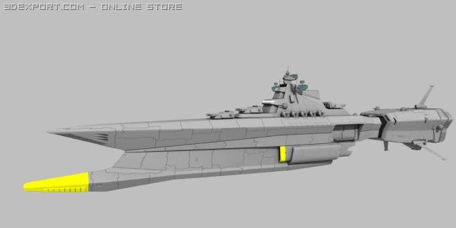 эс 100 3D Модель .c4d .max .obj .3ds .fbx .stl .blend 