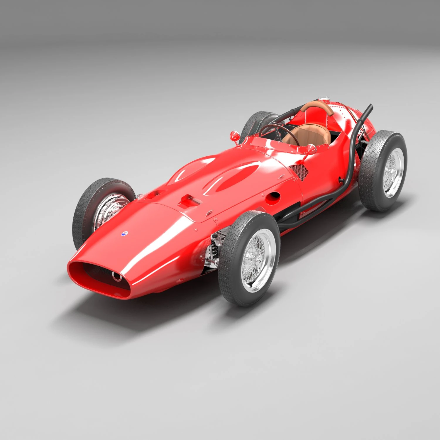 maserati 250f 3D Model .c4d .max .obj .3ds .fbx .stl .blend 