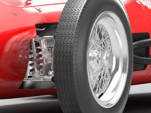 maserati 250f 3D Model
