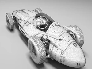 maserati 250f 3D Model