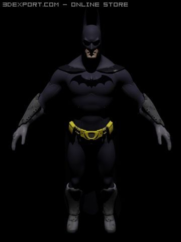 batman 3D 模型 .c4d .max .obj .3ds .fbx .stl .blend 