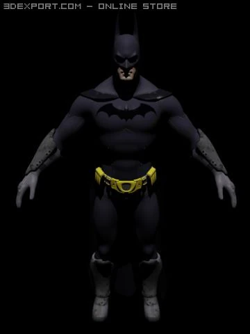 batman 3D Model .c4d .max .obj .3ds .fbx .stl .blend 