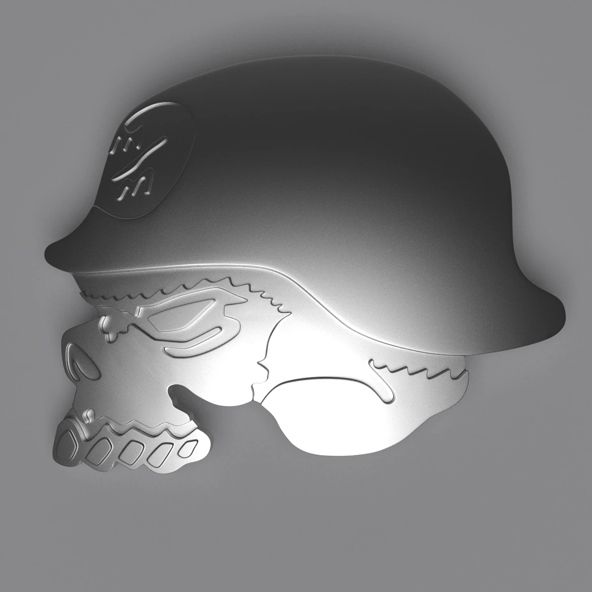metal mulisha skull 3D Model .c4d .max .obj .3ds .fbx .stl .blend 