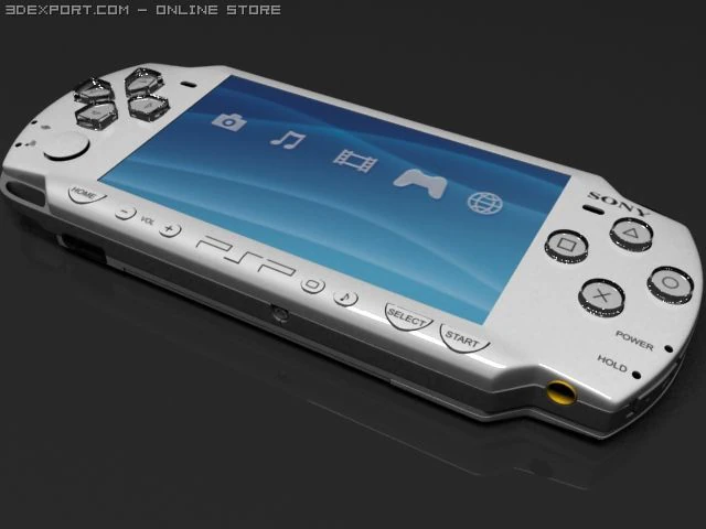 psp slim 3D Model .c4d .max .obj .3ds .fbx .stl .blend 