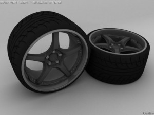volk gts rim 3D 모델
