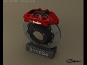 brembo brakes 3D 模型