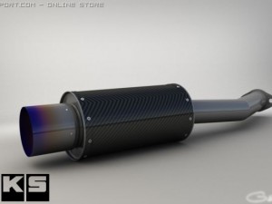 hks carbon ti and  hood pins 3D 모델